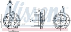NISSENS 87524 — Ventilator habitaclu