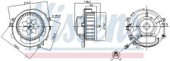 NISSENS 87525 — Ventilator habitaclu