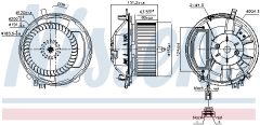 NISSENS 87527 — Ventilator habitaclu
