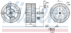 NISSENS 87533 — Моторчик печки