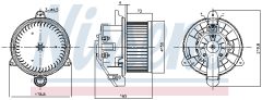 NISSENS 87536 — Ventilator habitaclu