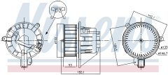 NISSENS 87546 — Ventilator habitaclu