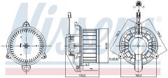 NISSENS 87579 — Моторчик печки