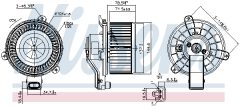 NISSENS 87585 — Моторчик печки