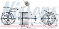 NISSENS 87599 — Моторчик печки