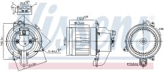 NISSENS 87609 — Ventilator habitaclu