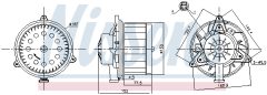 NISSENS 87618 — Ventilator habitaclu