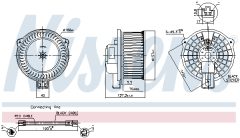 NISSENS 87630 — Ventilator habitaclu