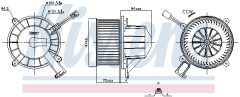 NISSENS 87638 — Ventilator habitaclu