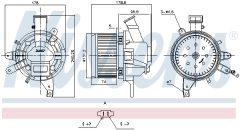NISSENS 87680 — Ventilator habitaclu
