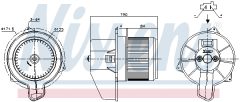 NISSENS 87700 — Ventilator habitaclu