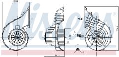 NISSENS 87751 — Моторчик печки