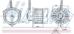 NISSENS 87755 — Моторчик печки