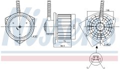 NISSENS 87756 — Моторчик печки