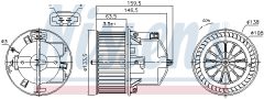 NISSENS 87761 — Моторчик печки
