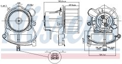 NISSENS 87801 — Ventilator habitaclu