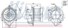 NISSENS 87804 — Ventilator habitaclu