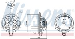 NISSENS 87815 — Моторчик печки