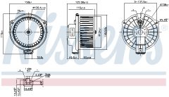 NISSENS 87845 — Ventilator habitaclu