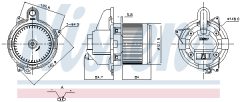 NISSENS 87846 — Ventilator habitaclu