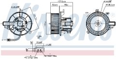 NISSENS 87871 — Моторчик печки