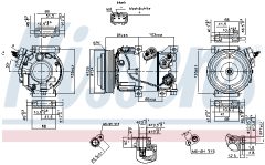 NISSENS 890229 — Compresor aer condiționat