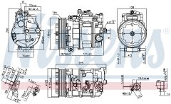 NISSENS 890294 — Компрессор кондиционера