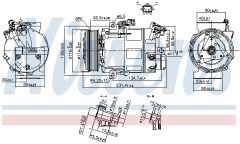 NISSENS 890297 — Compresor aer condiționat