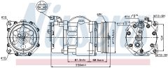 NISSENS 89040 — Compresor aer condiționat