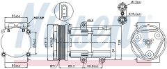 NISSENS 89068 — Compresor aer condiționat