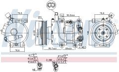 NISSENS 890689 — Компрессор кондиционера