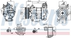NISSENS 890790 — Compresor aer condiționat
