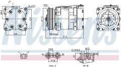 NISSENS 891039 — Compresor aer condiționat