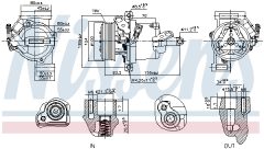NISSENS 891074 — Compresor aer condiționat