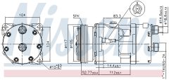 NISSENS 89123 — Компрессор кондиционера