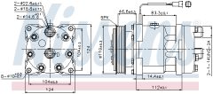 NISSENS 89171 — Компрессор кондиционера