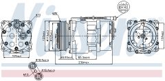 NISSENS 89192 — Компрессор кондиционера