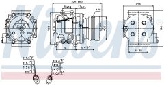 NISSENS 89229 — Compresor aer condiționat