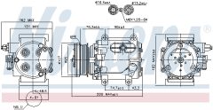 NISSENS 89239 — Компрессор кондиционера