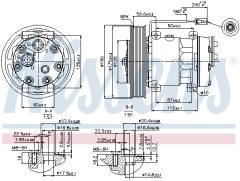 NISSENS 89353 — Компрессор кондиционера