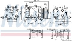 NISSENS 89365 — Compresor aer condiționat