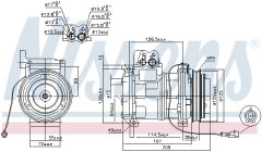 NISSENS 89414 — Компрессор кондиционера