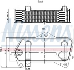 NISSENS 90653 — Radiator ulei cutie de viteze automată