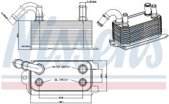 NISSENS 90661 — Радиатор масла АКПП
