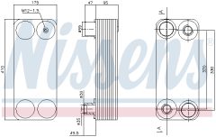 NISSENS 90767 — Масляный радиатор ретардера