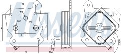 NISSENS 90790 — Масляный радиатор