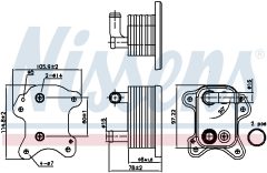 NISSENS 90801 — Масляный радиатор