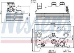 NISSENS 90859 — Радиатор масла АКПП