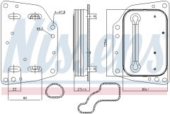NISSENS 90882 — Radiator ulei motor