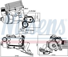 NISSENS 90924 — Масляный радиатор
